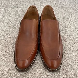 Cole Haan Brown Leather GRAND.OS Loafers